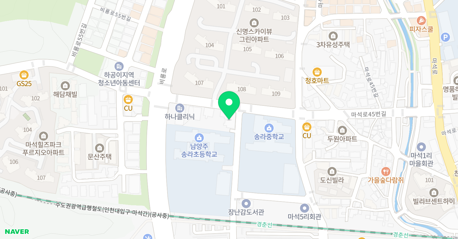 아소비조이 학원 위치