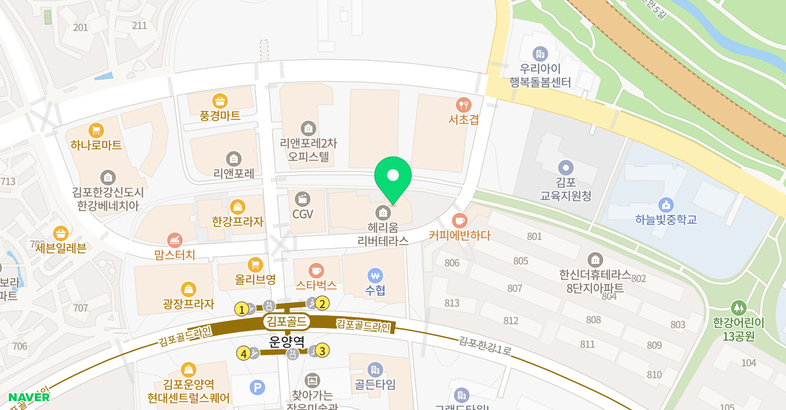 동글동글 플루트피아노 학원 위치