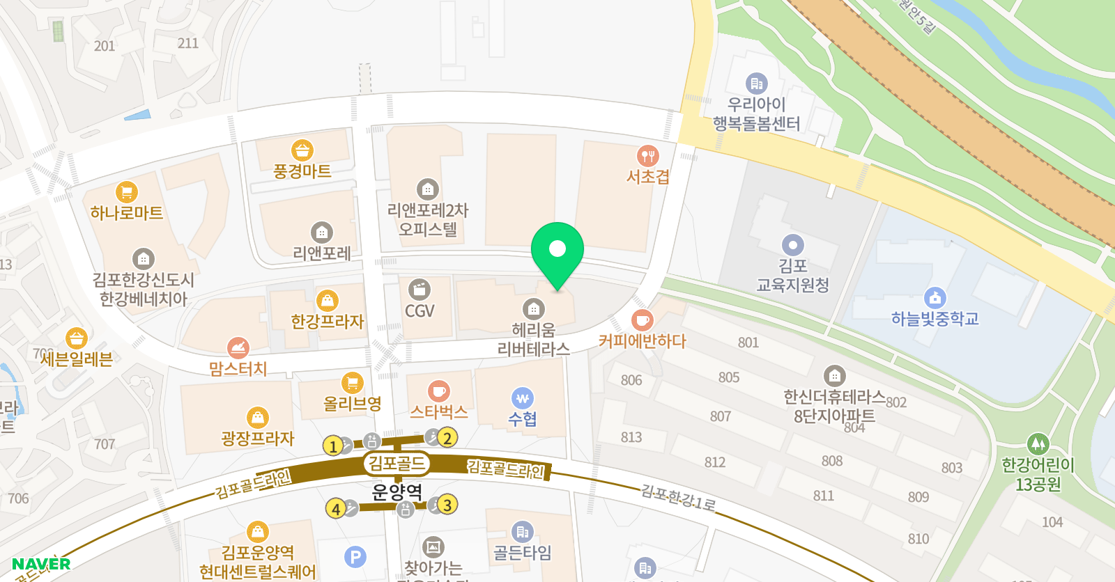 잉글리시온 영어학원 위치