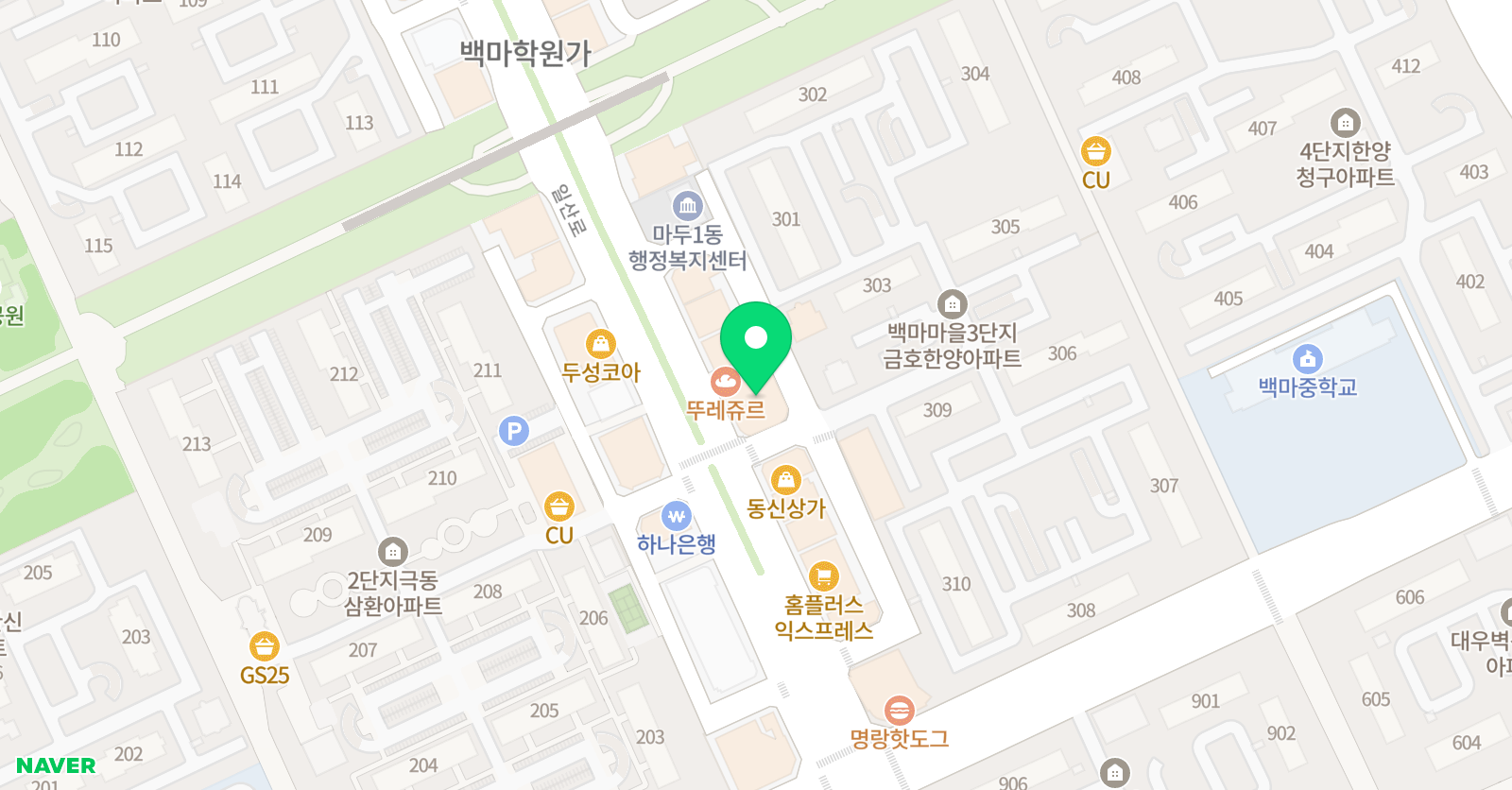 강남최선생 수학 위치