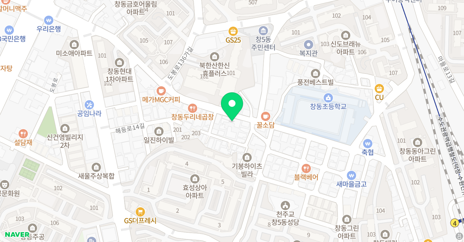 앤스타 영어미술 위치