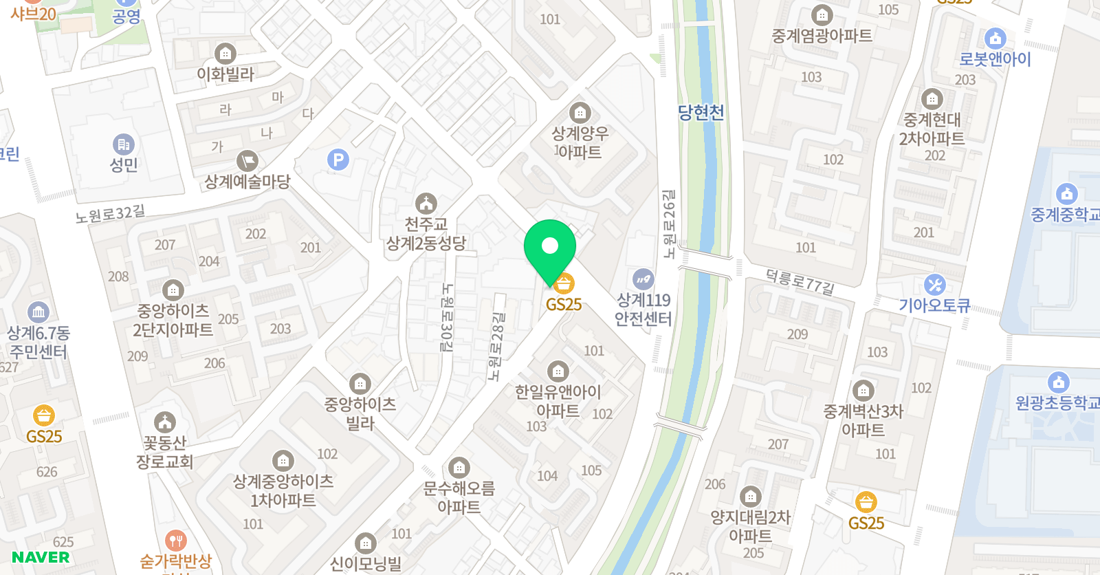 올리드 학원 위치