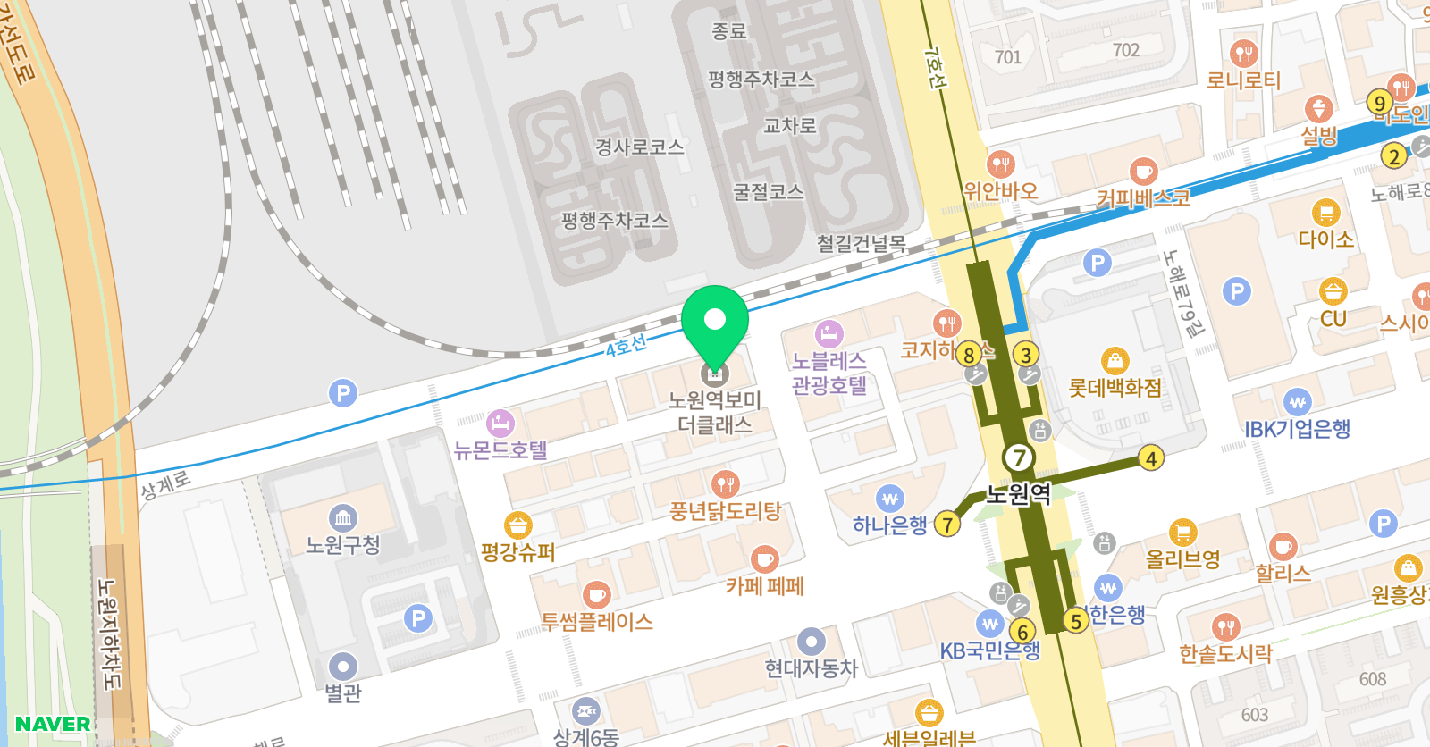 원스타클래스 위치