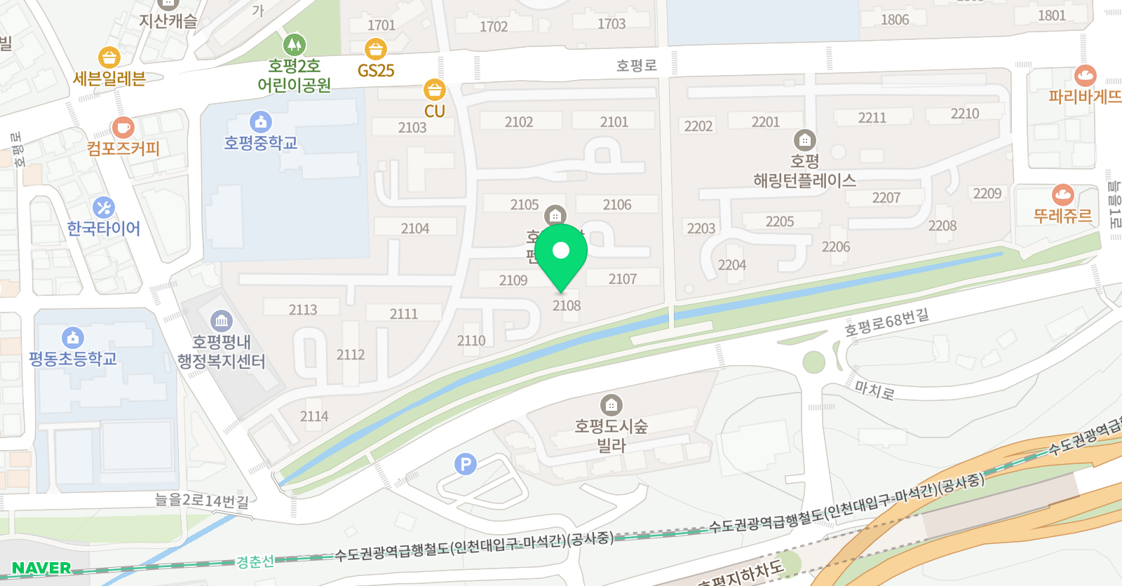 호평잡스코딩센터 위치