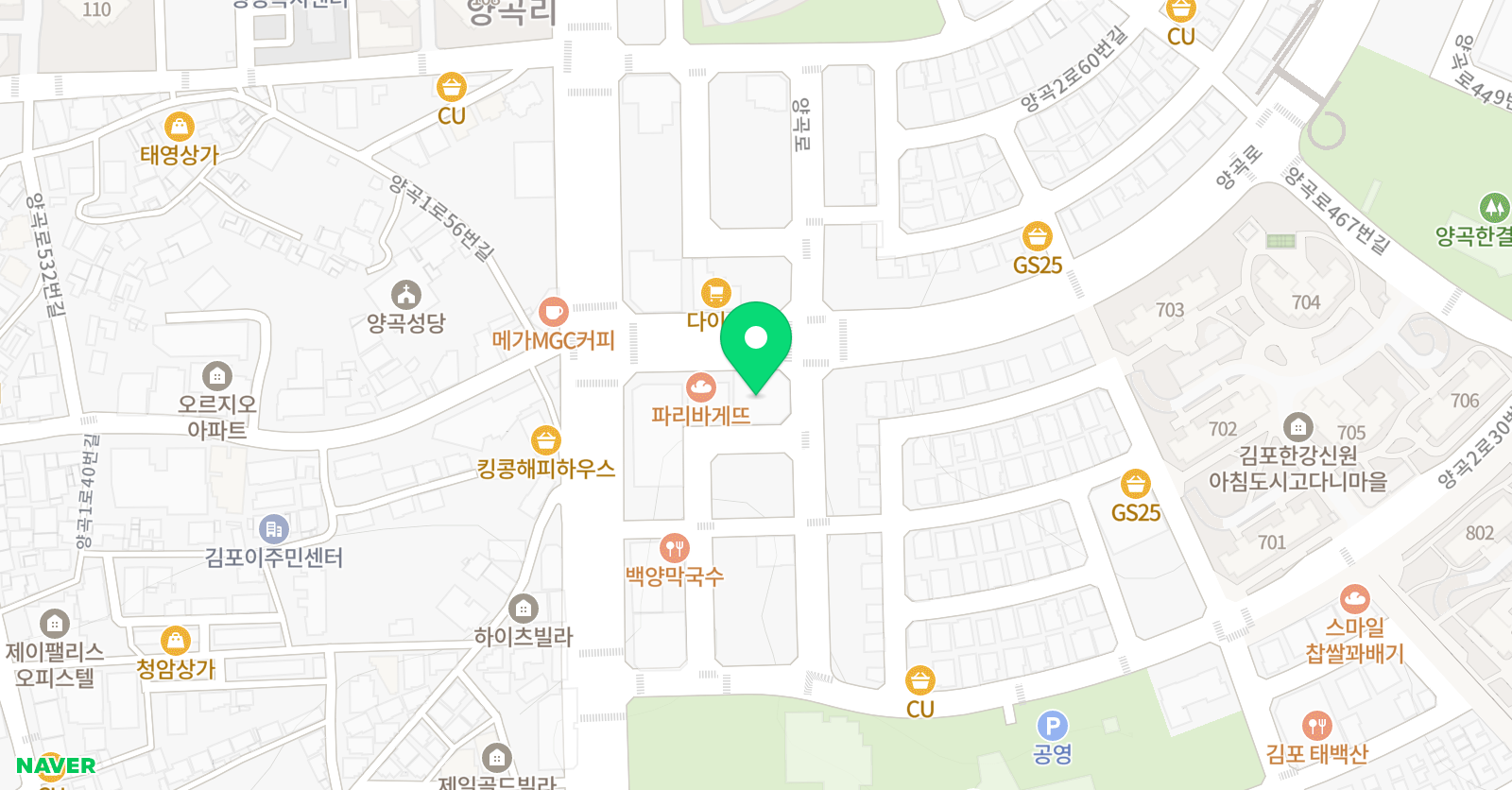 미라클 영어회화 위치