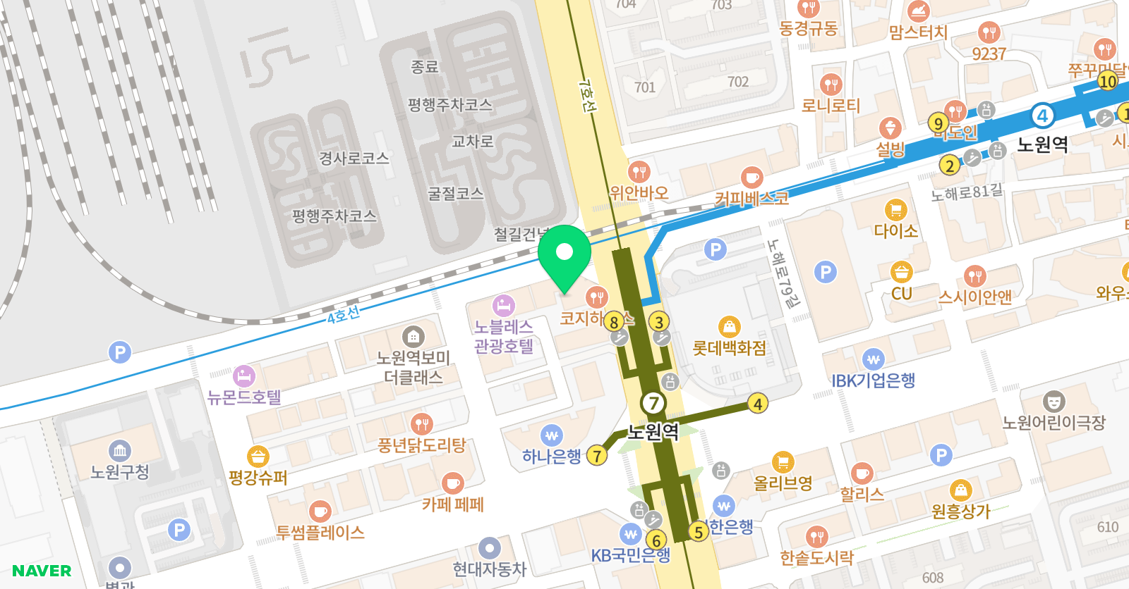 미술로생각하기 노원상계센터 위치