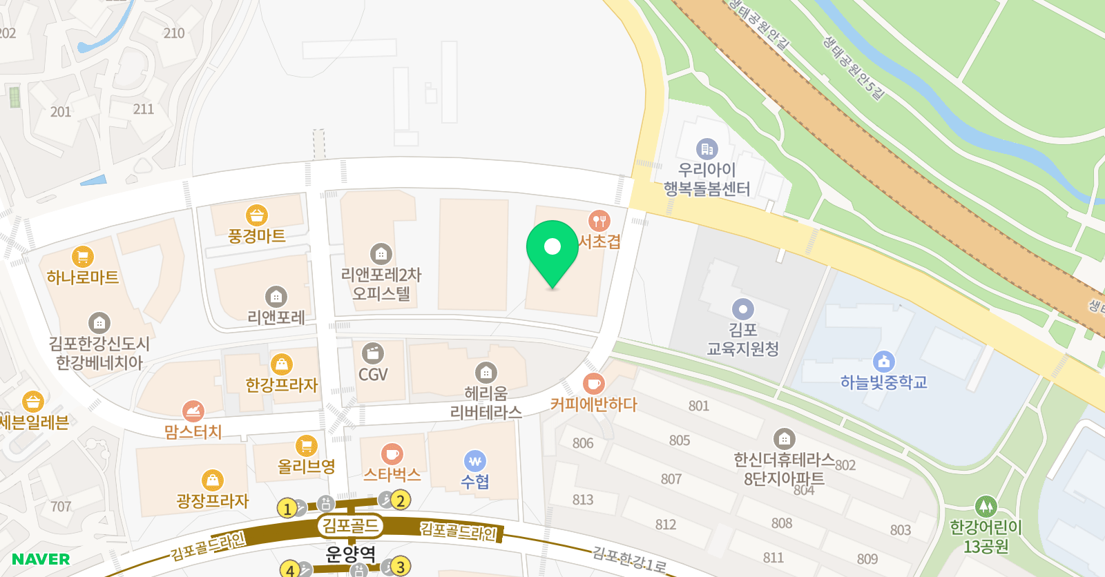 칸타빌레 뮤직 음악학원 위치