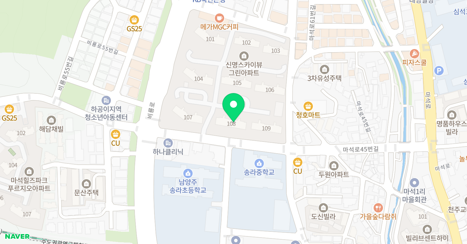 푸르넷 공부방 SKY 위치