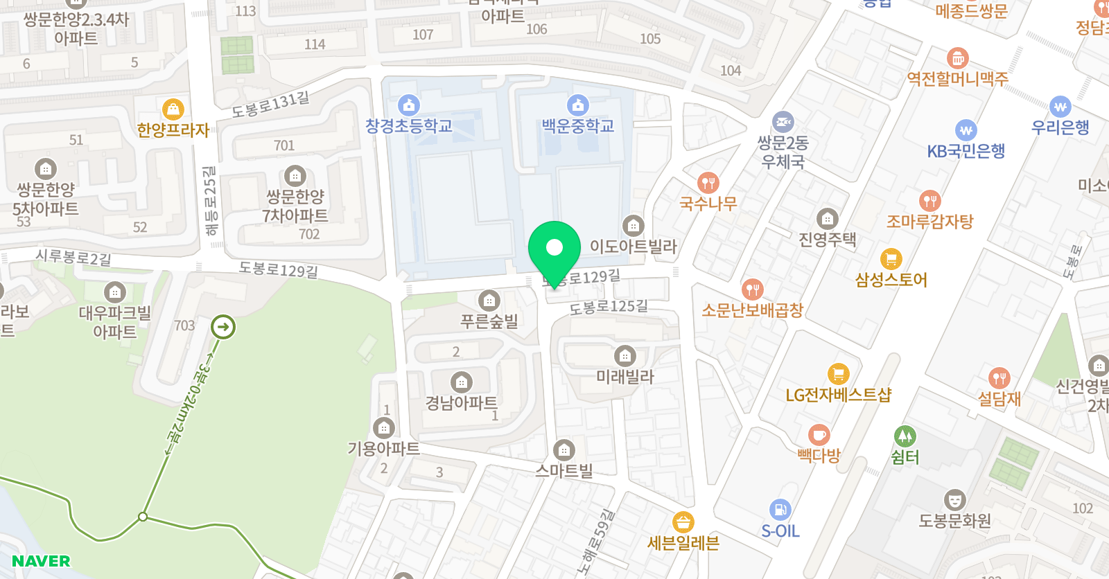 김선미 영어학원 위치