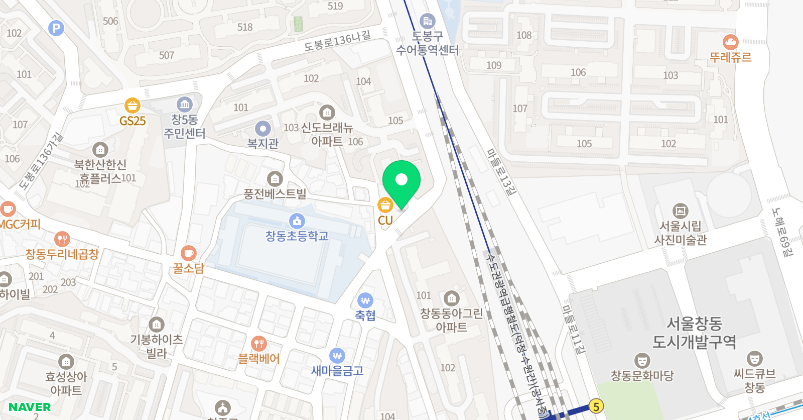 한우리독서토론논술 창동신도 논술교습소 위치