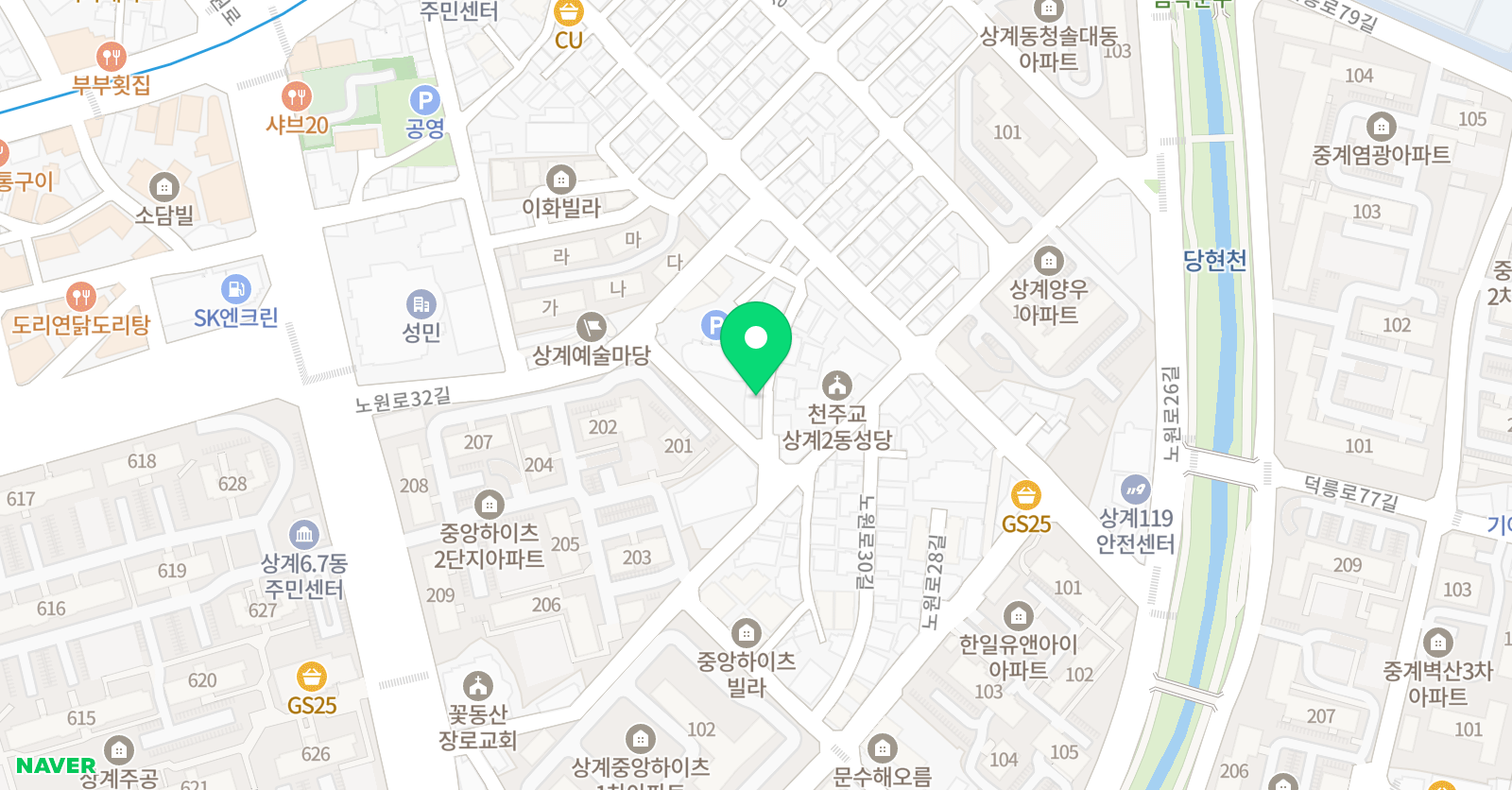 키즈컬아카데미 학원 위치