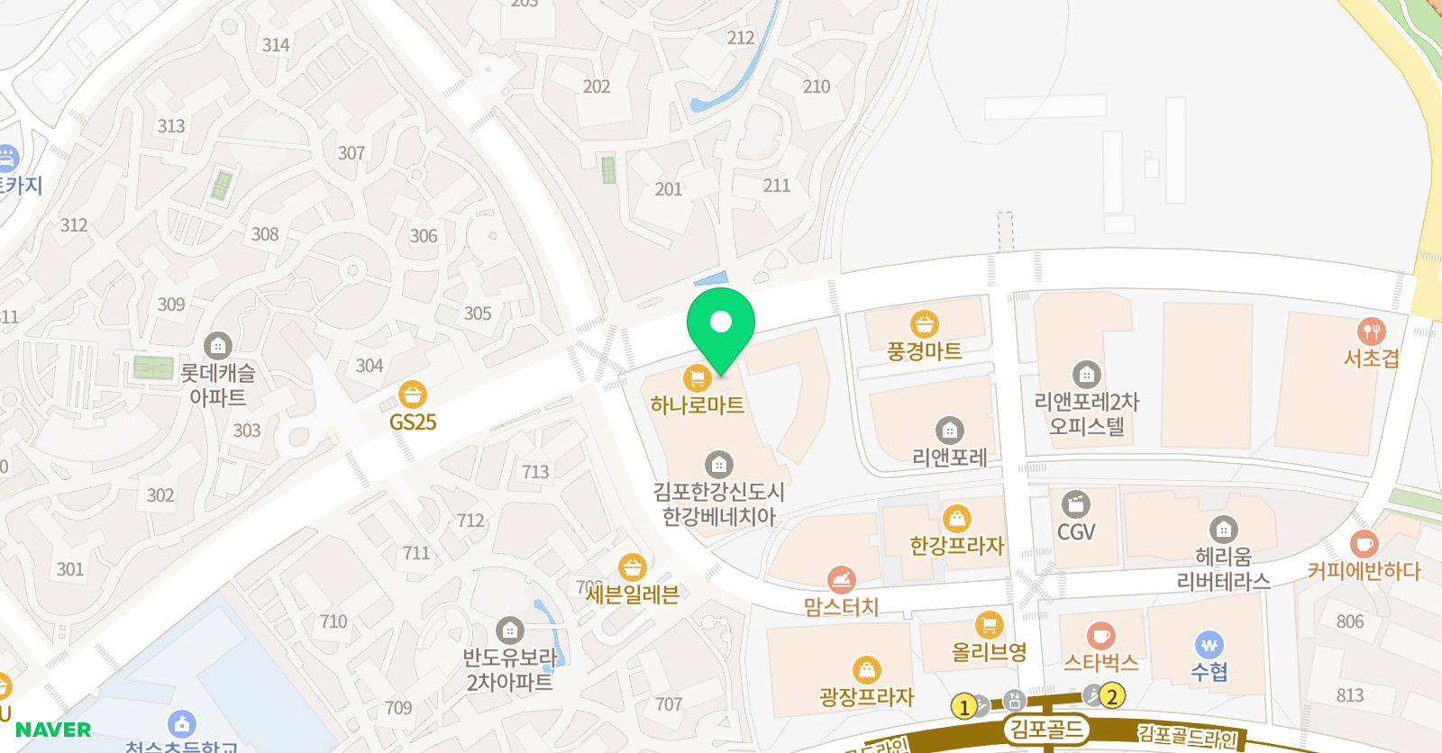 한우리 독서토론논술 운양교실 위치