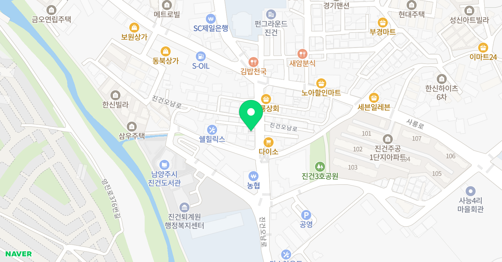 정쌤 수학교습소 위치