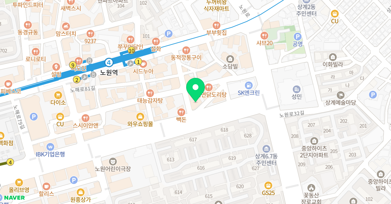 C&C 미술학원 제2캠퍼스 위치