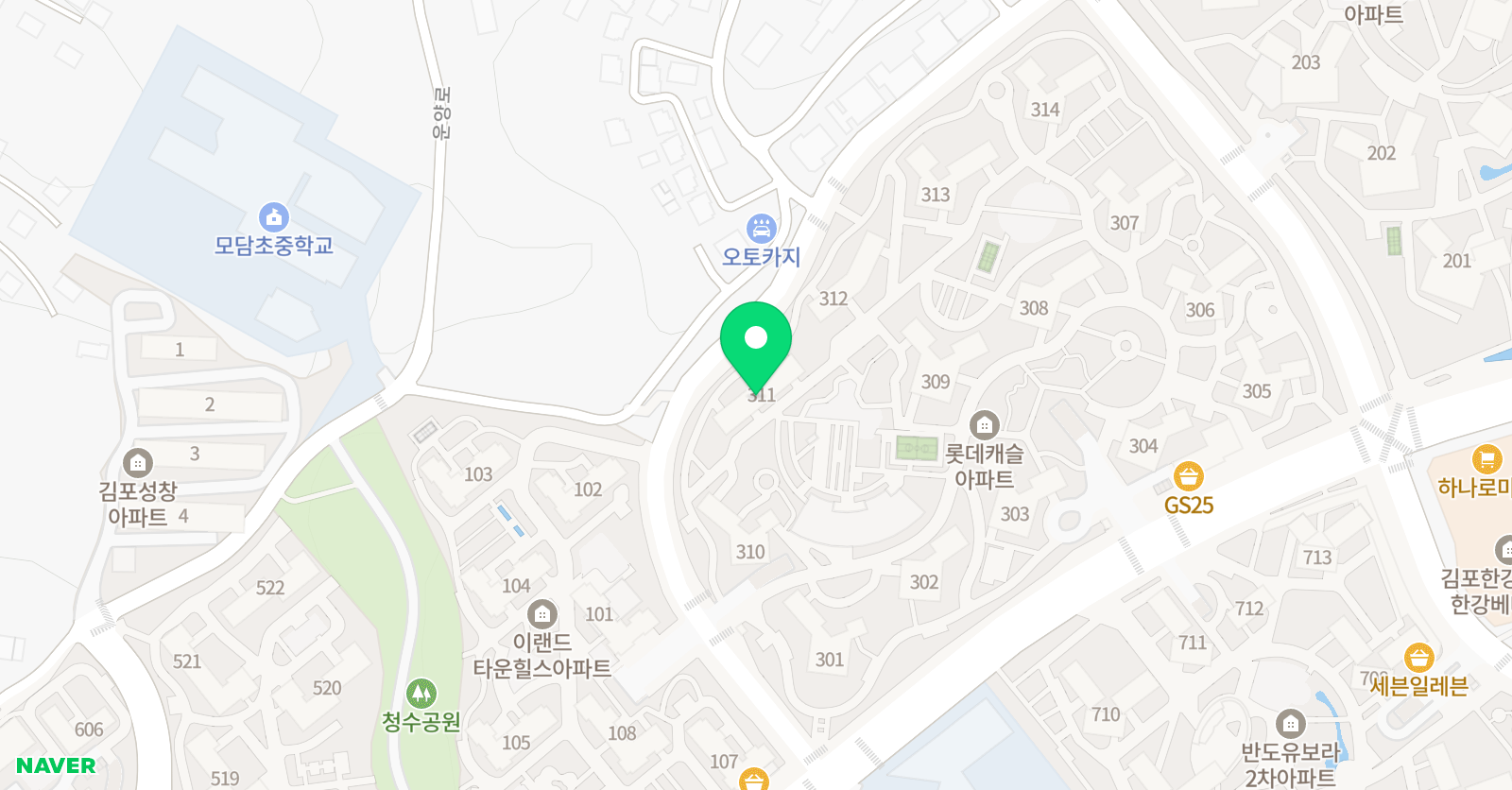크리아트 롯데캐슬 교육원 위치