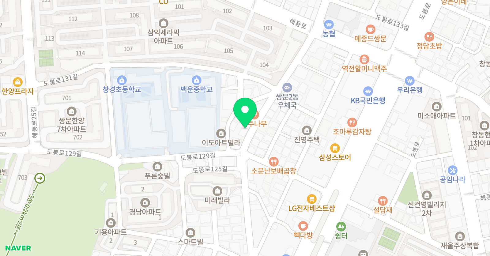 기드온피아노학원 위치