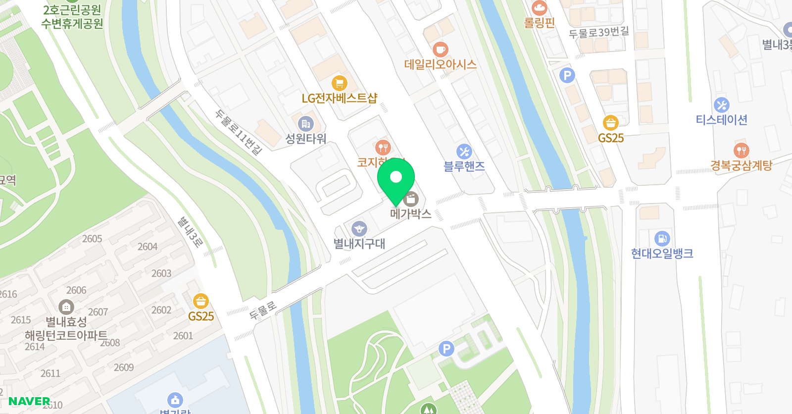 파머스국제 어학원 별내브랜치 위치