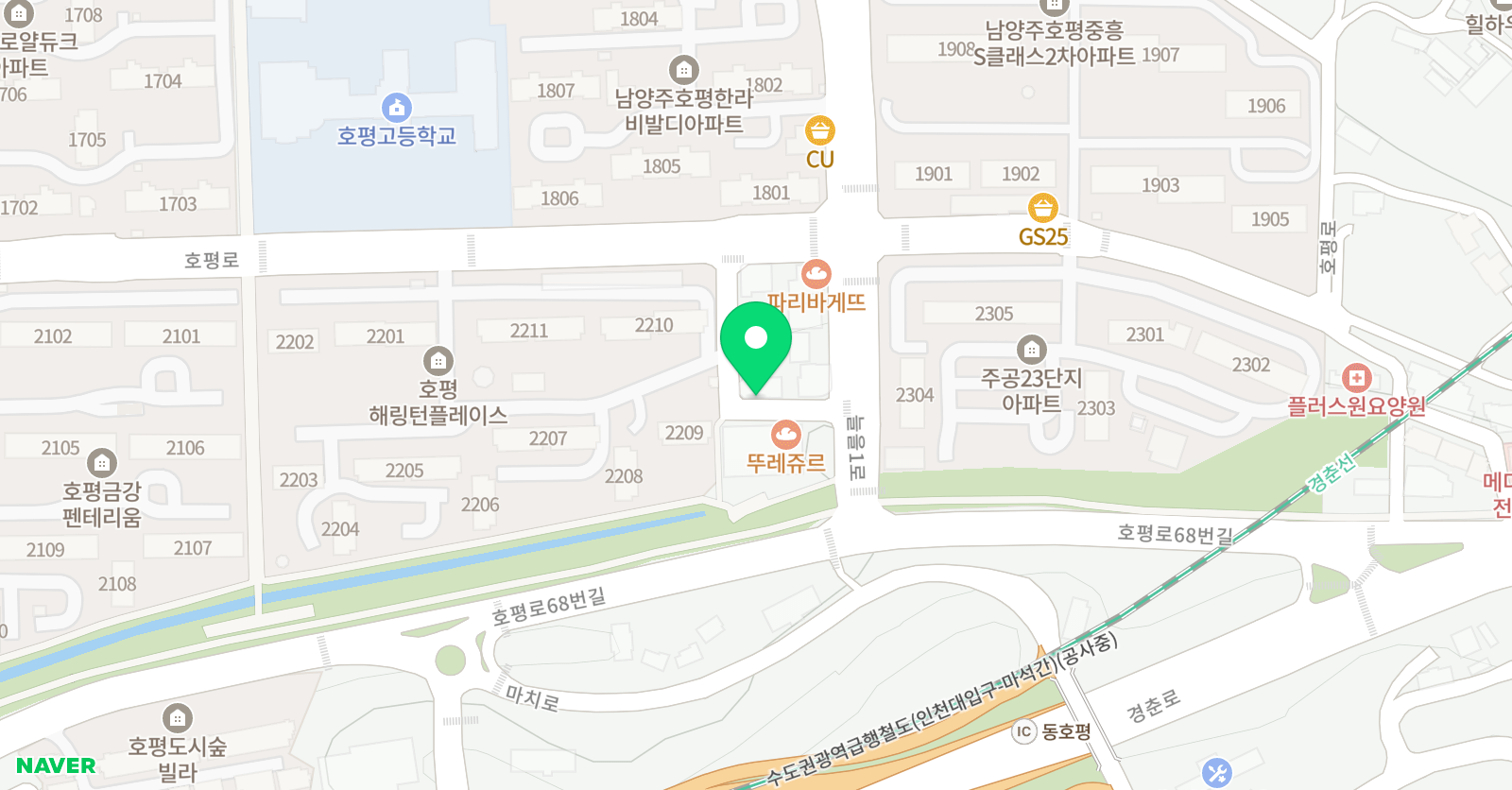 피앤씨 어학원 위치