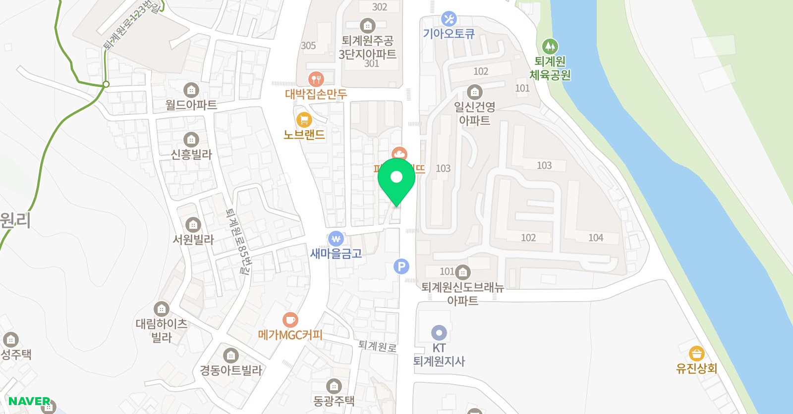 가디너스 수학학원 위치