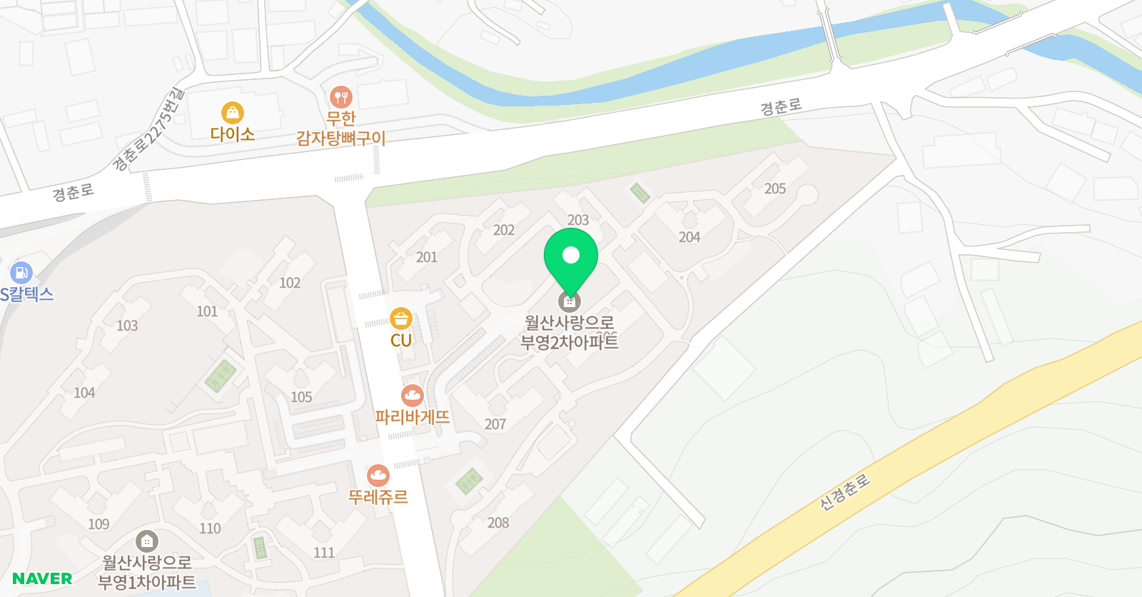 아소비 남양주월산부영점 위치