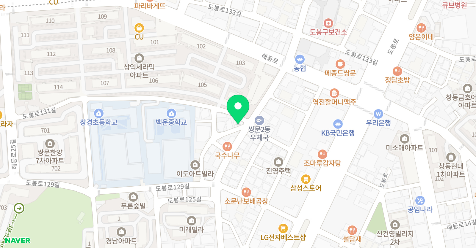 피아노숲 음악학원 위치