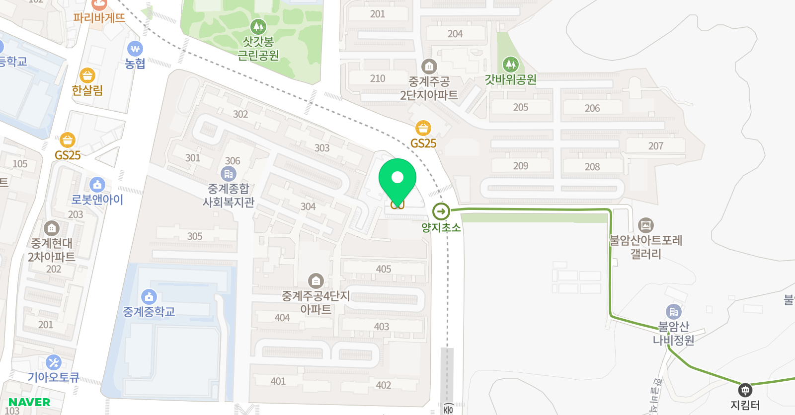 에듀탑 학원 위치