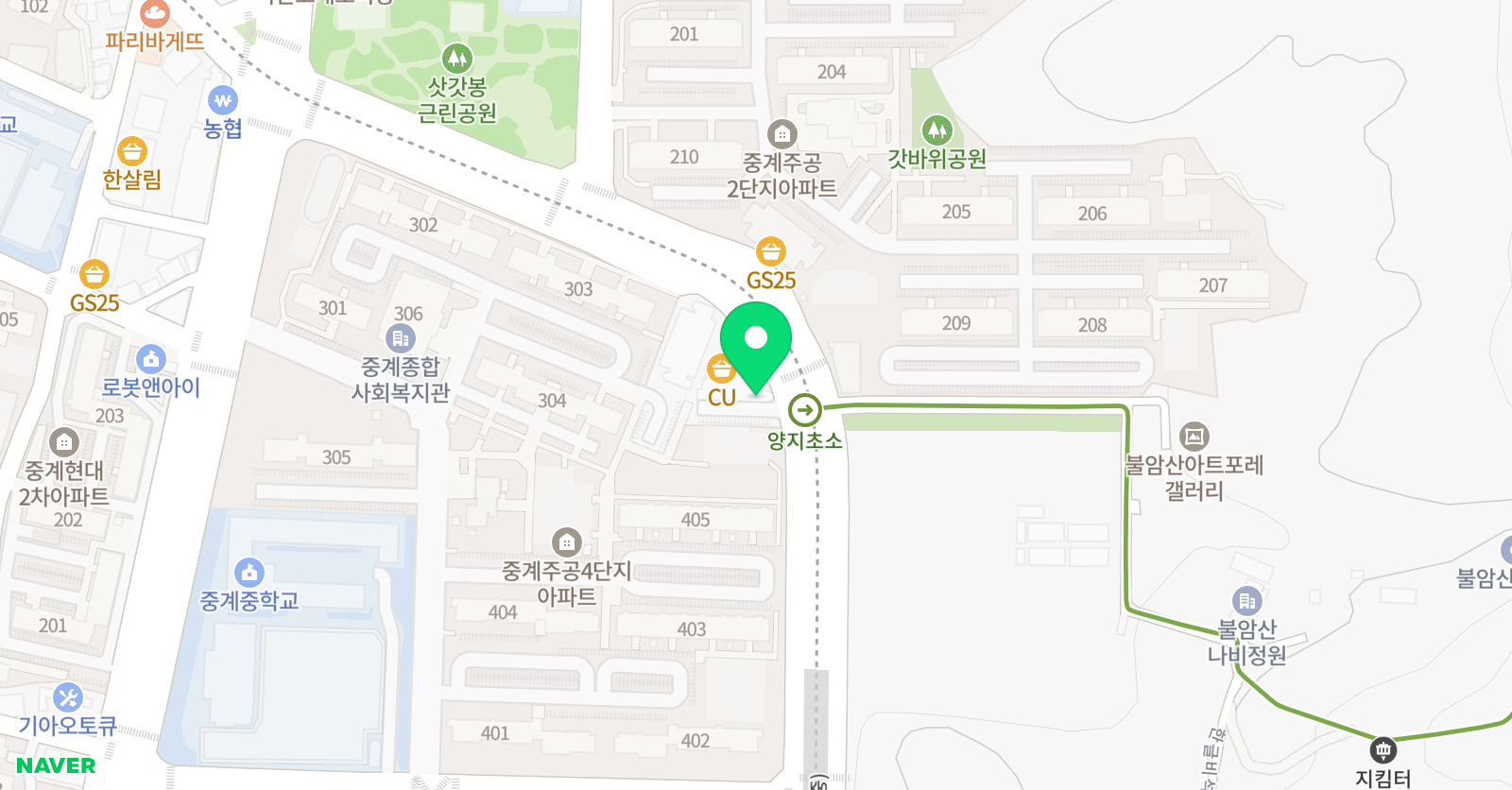 리틀키도 미술학원 노원본원 위치