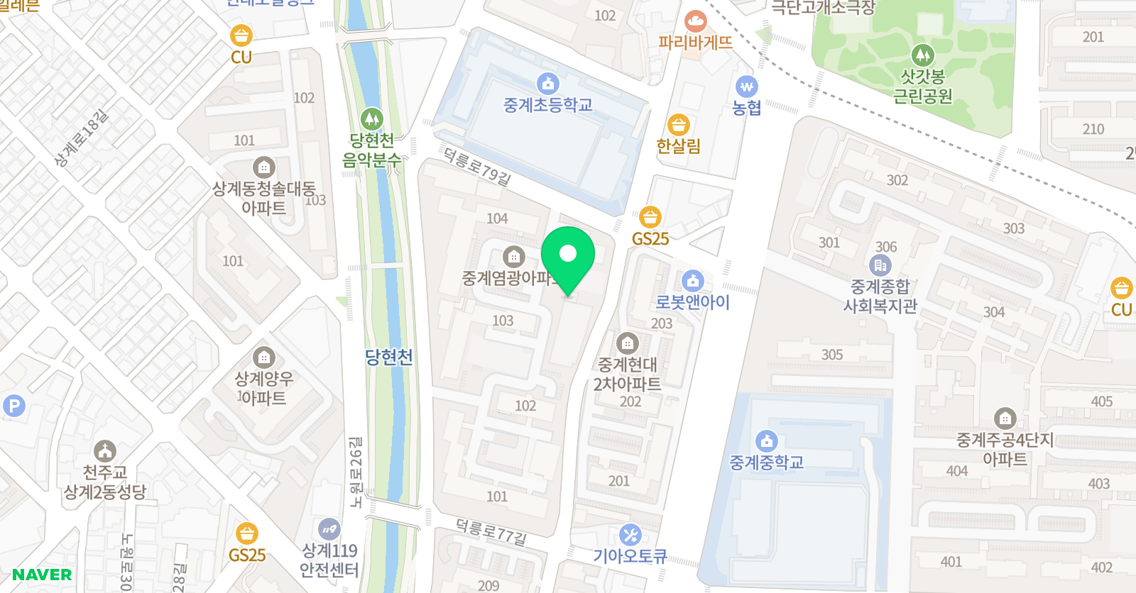 스마트해법 수학 중계영광점 위치