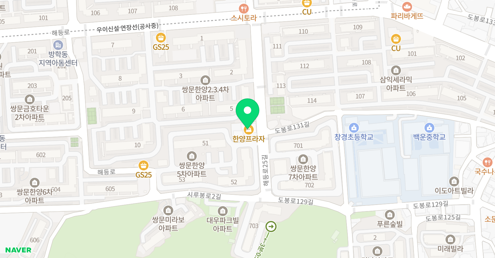 고흐의별 미술 위치