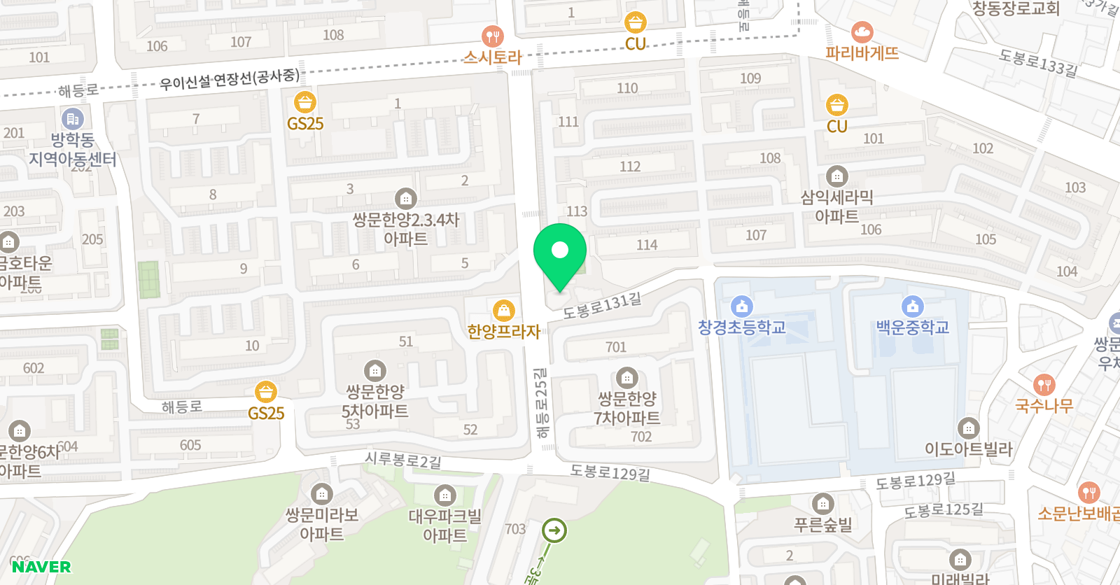 e해법 수학 창경초점 위치