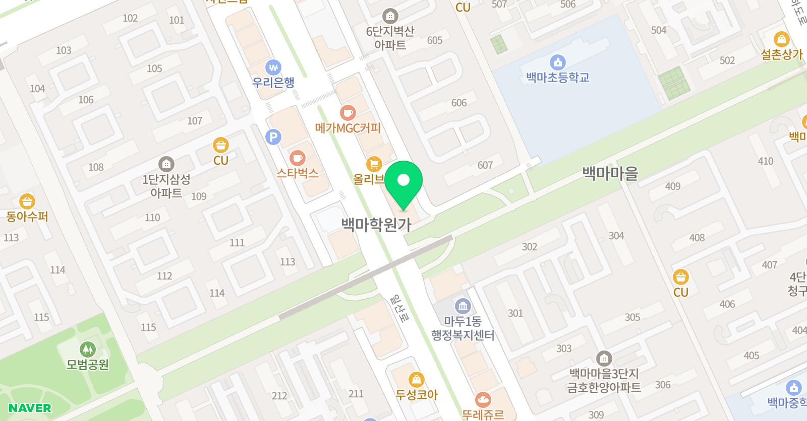 CMS 일산영재교육센터 사고력관초등관 위치