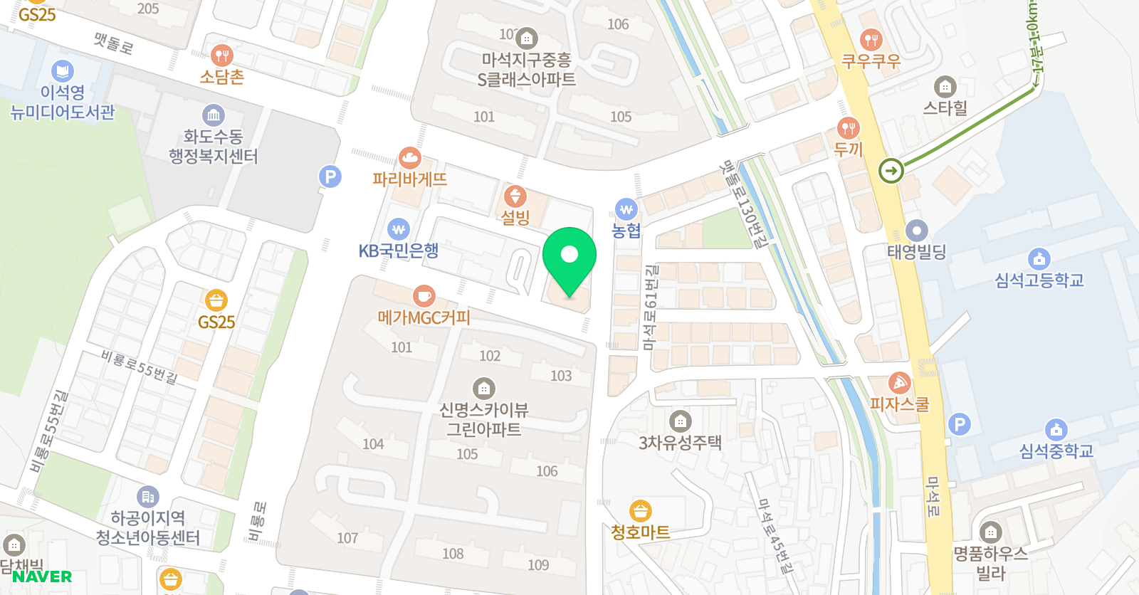 플레이팩토 더샘 사고력수학교습소 위치