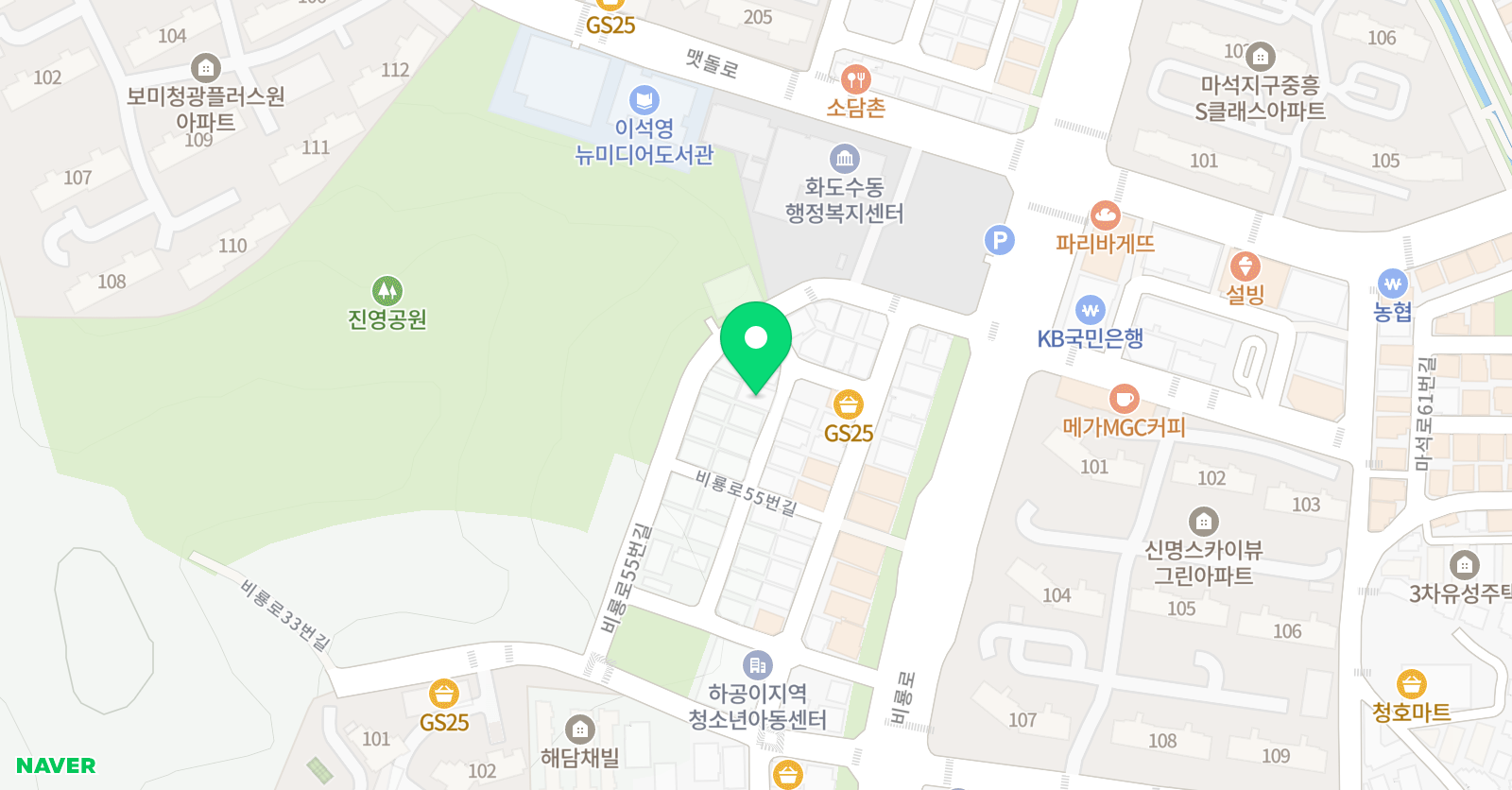 DK 국어논술 위치