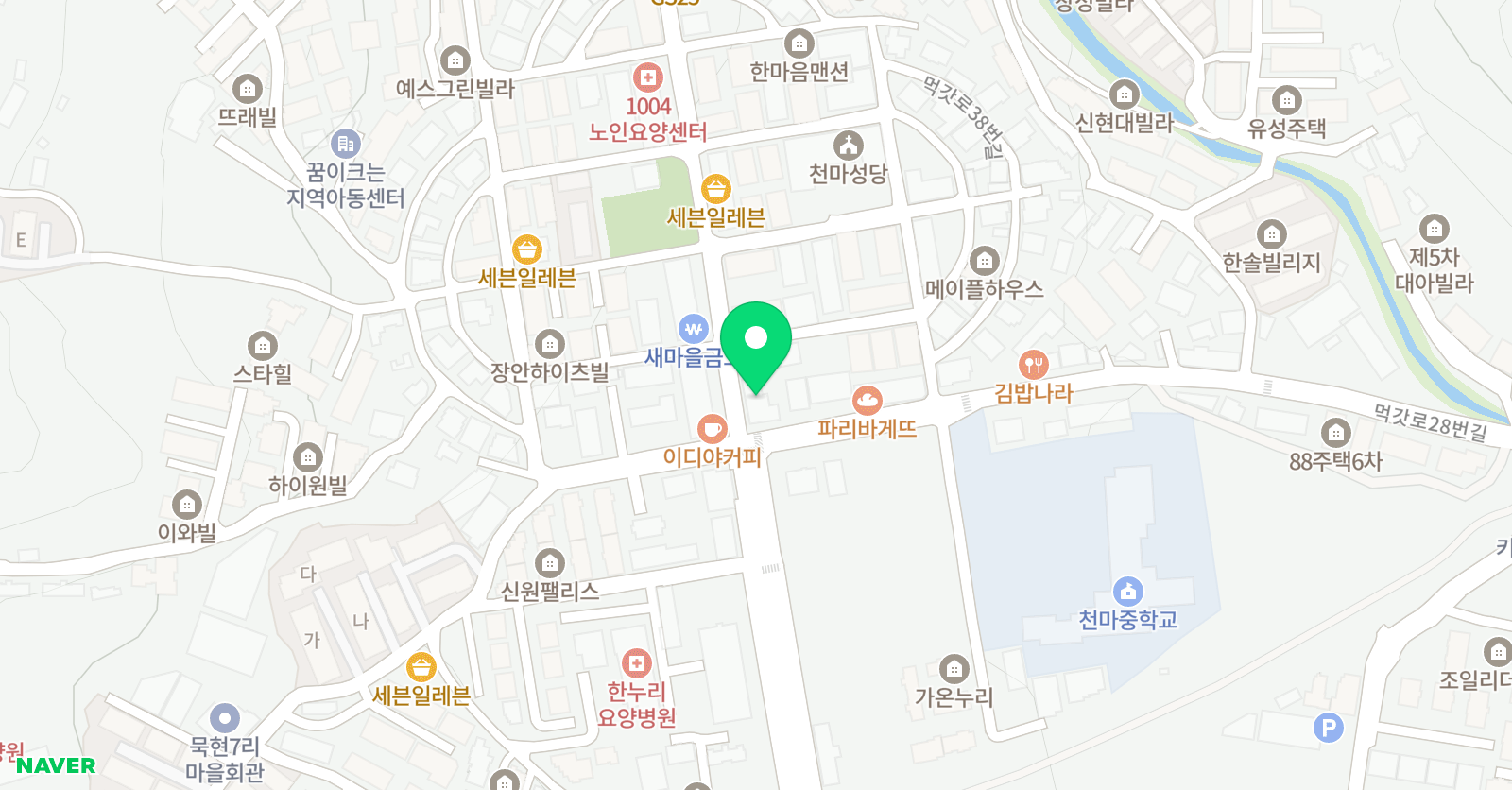 예일G 스쿨 보습음악학원 위치