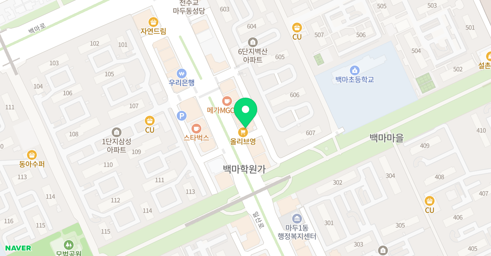 스프링투 융합과학학원 위치