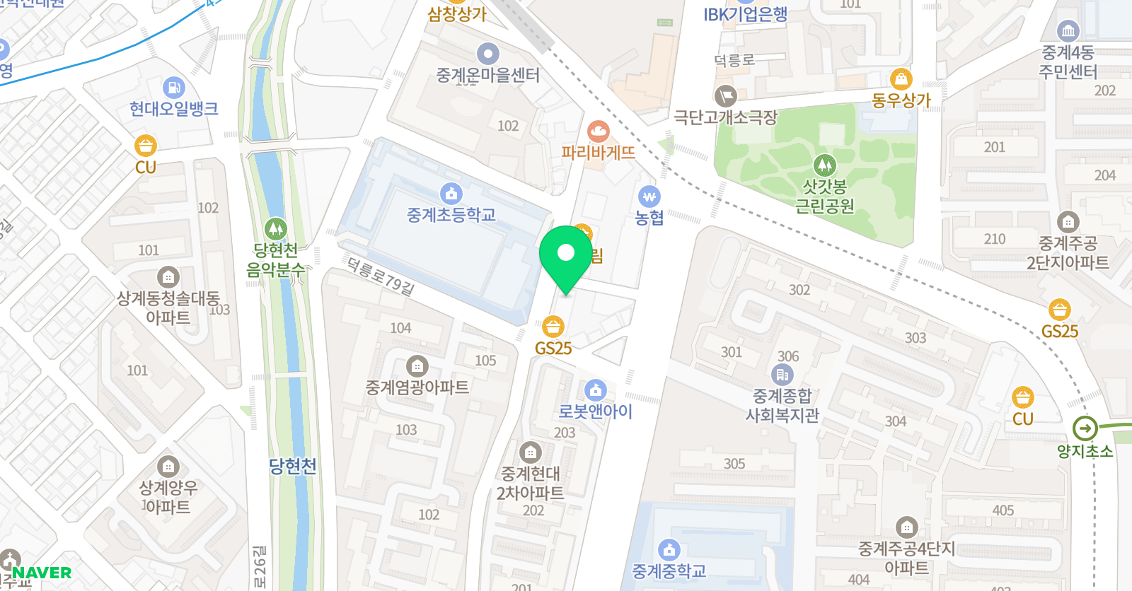 브로스 댄스스튜디오 노원점 위치