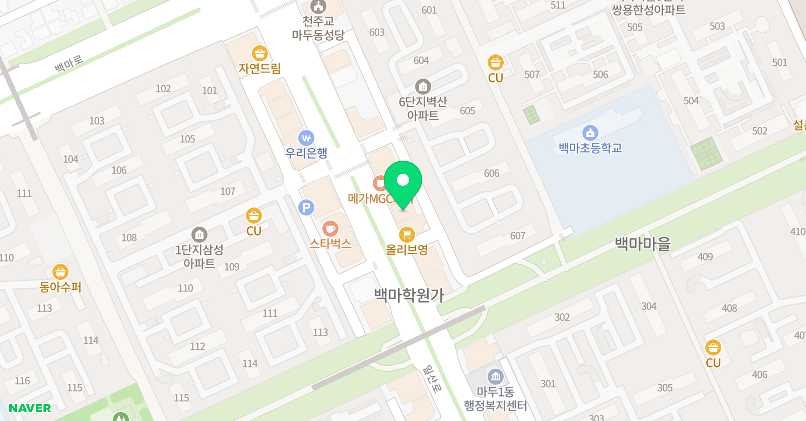 재니 학원 위치