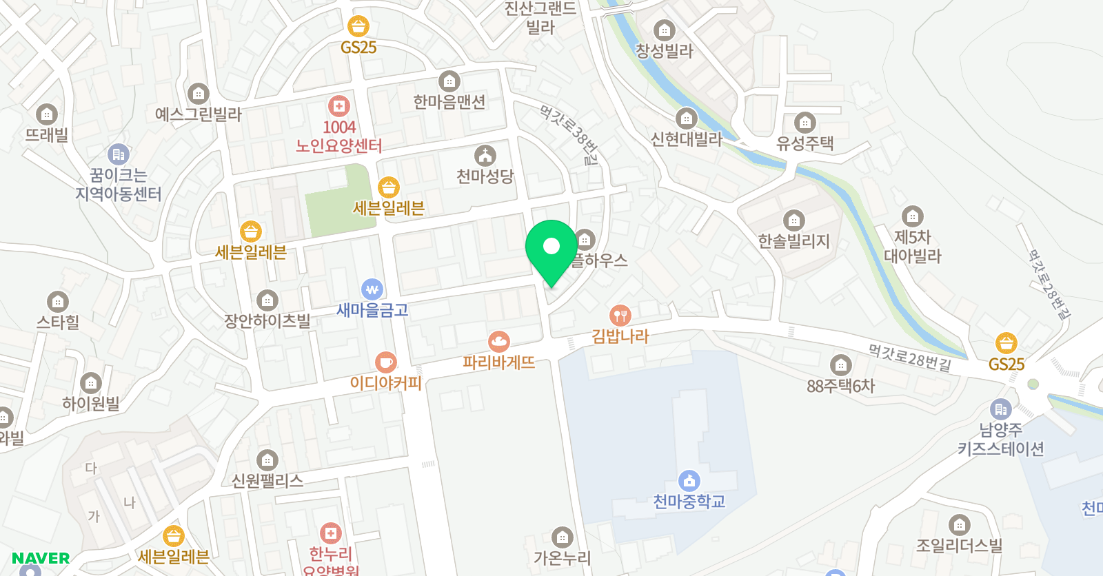 홍당무 학원 위치