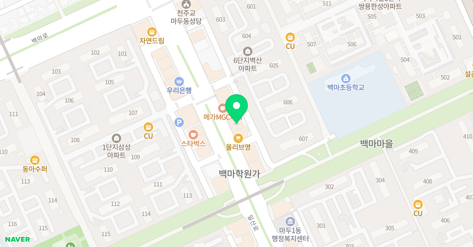 이음 스피치 위치