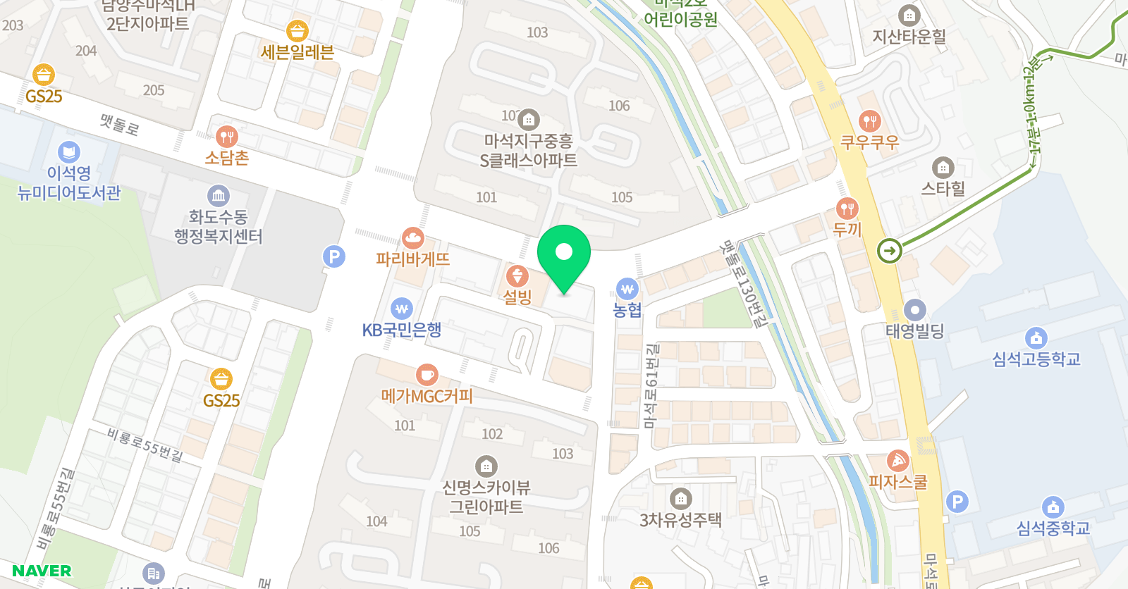 수리공작소 학원 위치