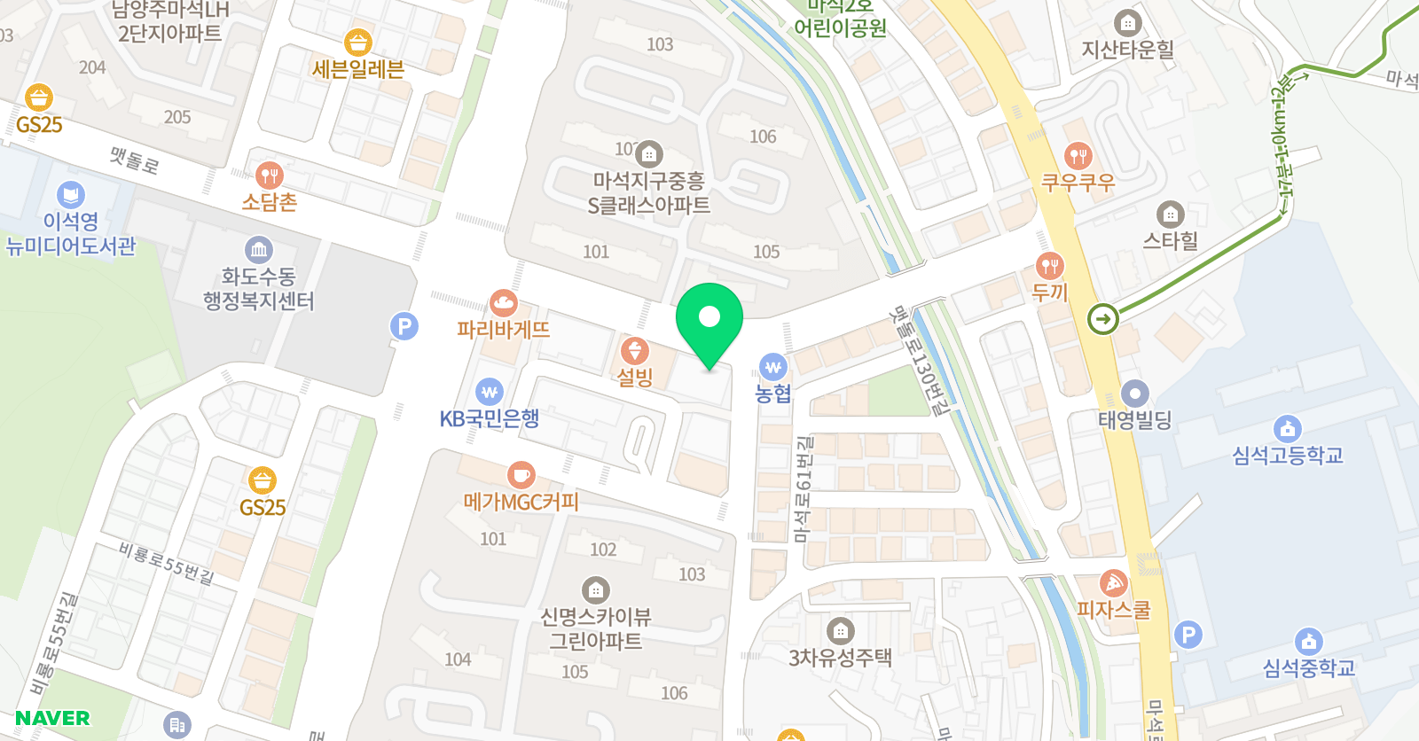 해봄 수학교습소 위치