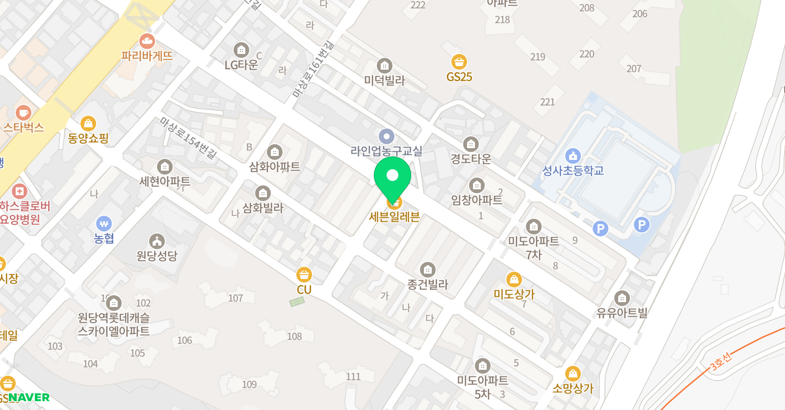 국가대표 정도태권도 위치