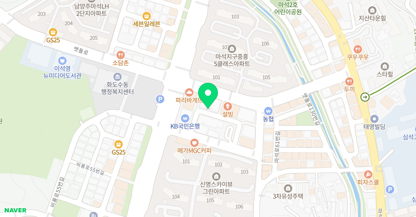 큐맥스 수학학원 위치