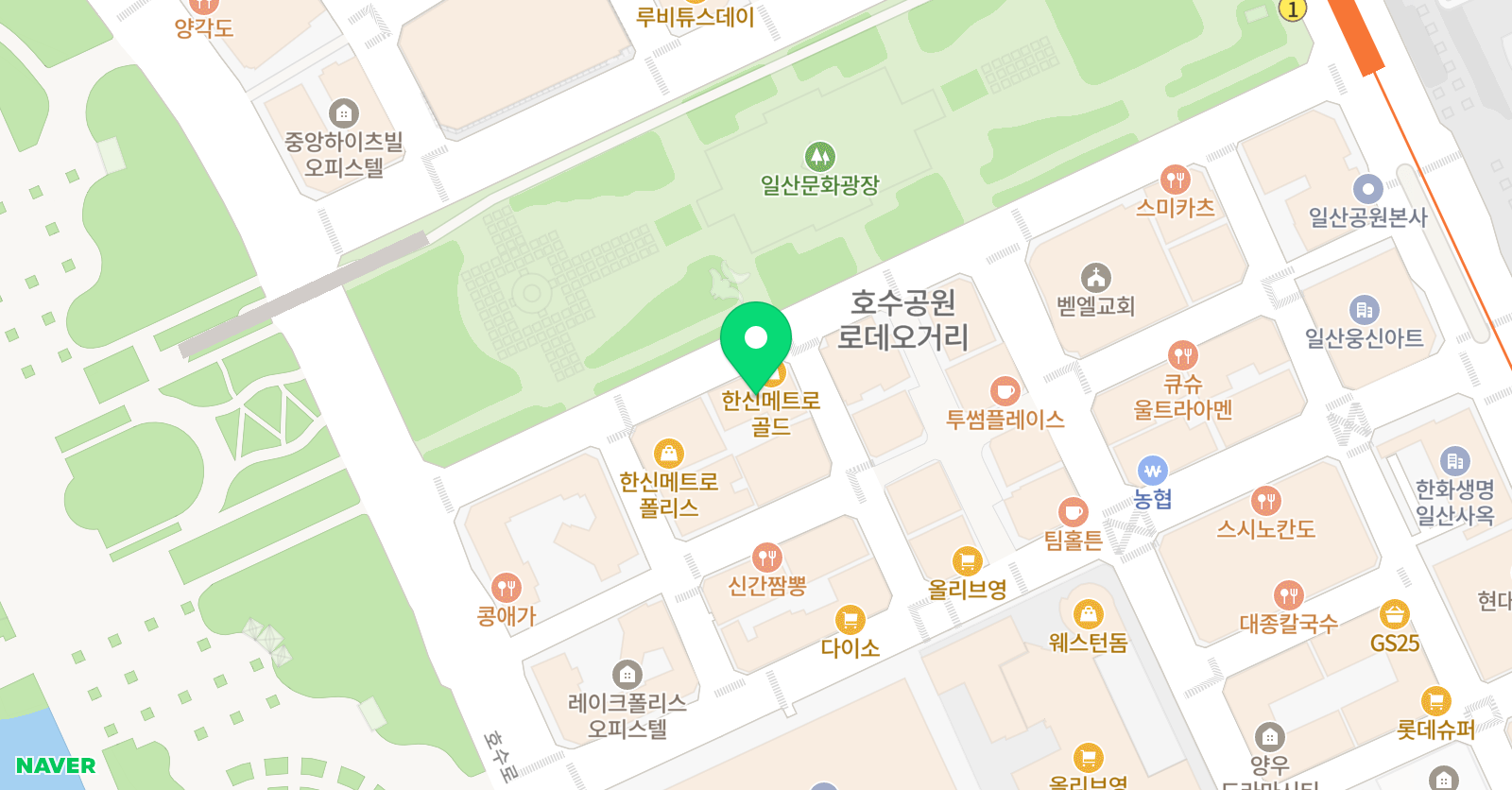 라이즈 어학원 일산마두캠퍼스 위치