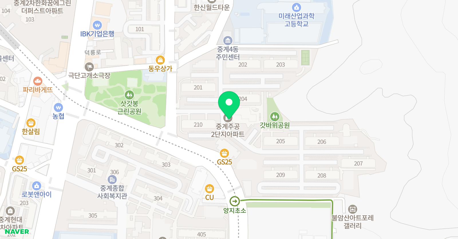 플라톤 독서토론논술 공부방 중계2단지 위치