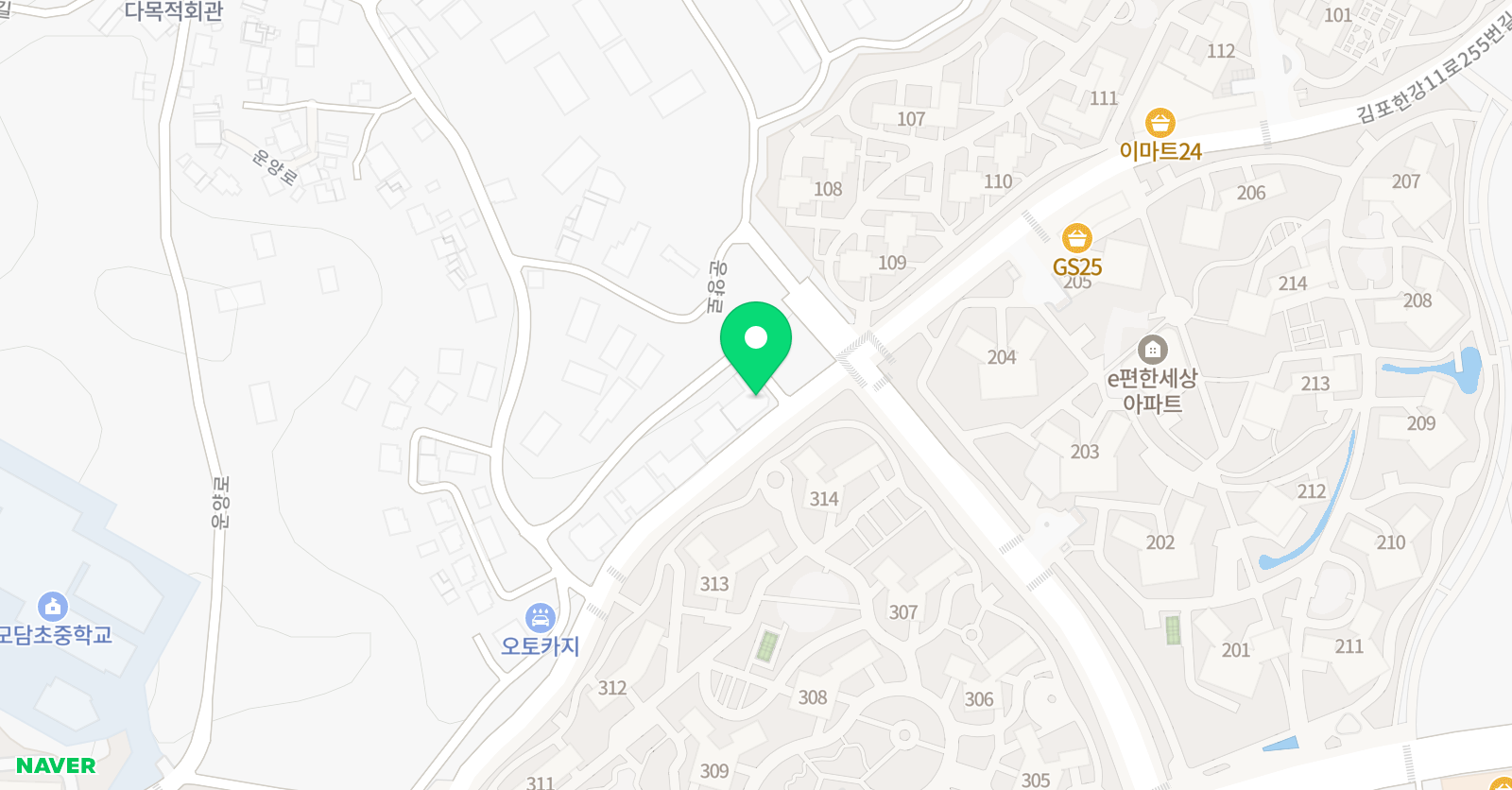 제이에스 영어학원 위치