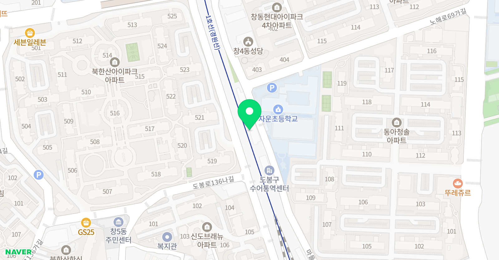플러스 어학원 위치