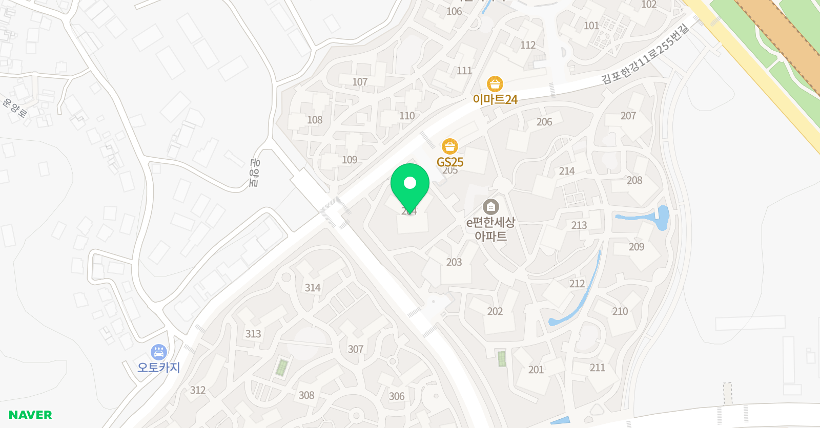 기탄 사고력교실 운양이편한세상점 위치