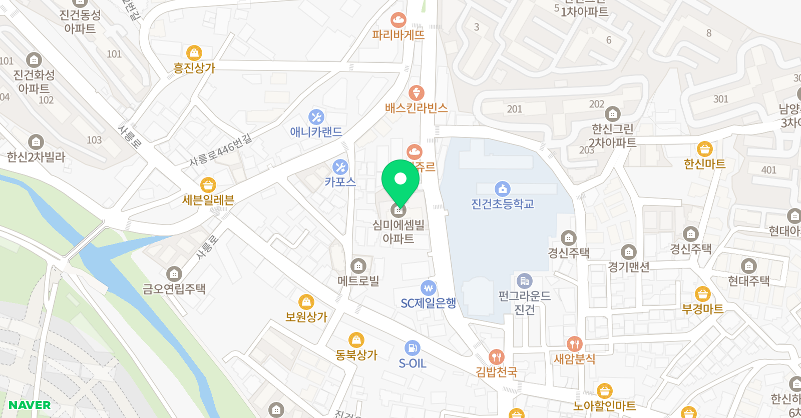 베스트ED플러스 학원 위치