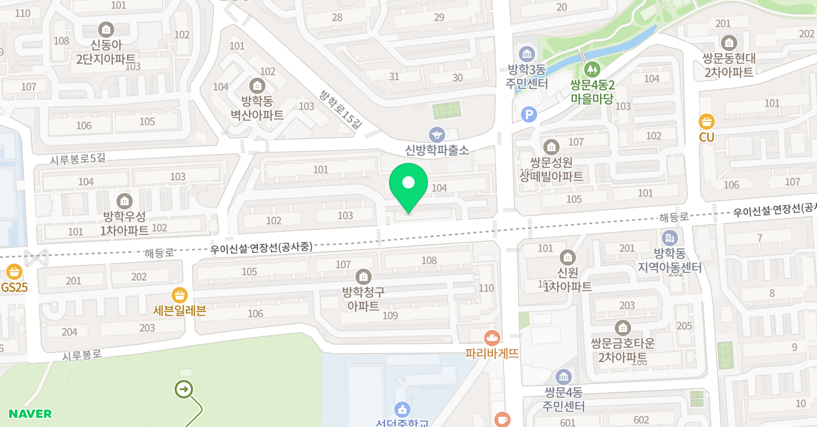 화가놀이터 미술학원 위치